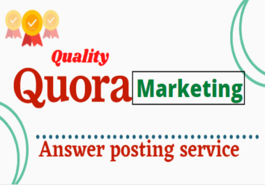 Get traffic from your targeted 60 HQ Quora backlink