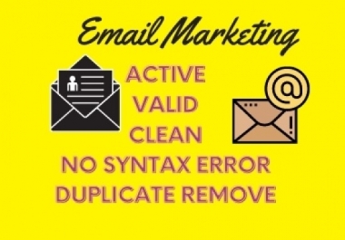 I will Collect 10k Niche targeted & Location targeted Email list for your Email marketing