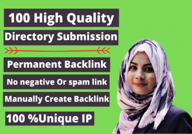 Manually create 100 Directory Submission