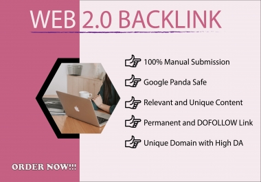 10 High Authority WEB2.0 Backlinks