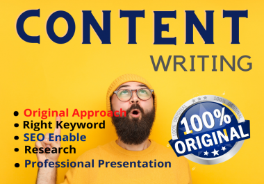 I will write 600 - 700 words of unique and SEO friendly Content
