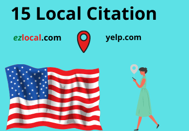 I will do 15 USA local citations for your business