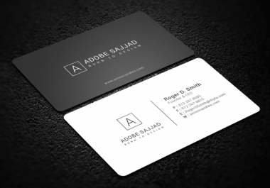 I will design minimalist business cards