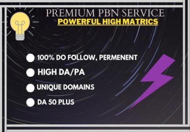 I will make 25 high quality pbn backlinks high da or high pa