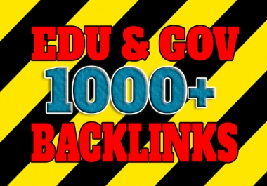 I will do create 1000 edu and gov backlinks