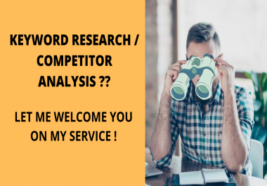 I will do beneficial SEO keyword research and competitor analysis