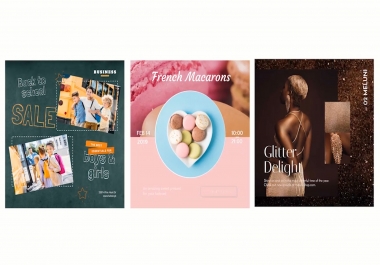 I will create social media animated post