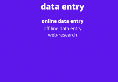 Expert data entry professional