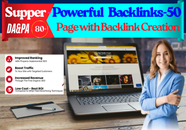 Link Building, Web 2.0 Powerful 80+ DA PA Backlinks-50