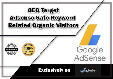 Drive GEO Target Adsense Safe Keyword Related Organic Visitors