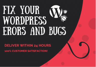fix wordpress issues,  error,  bug or update wordpress website