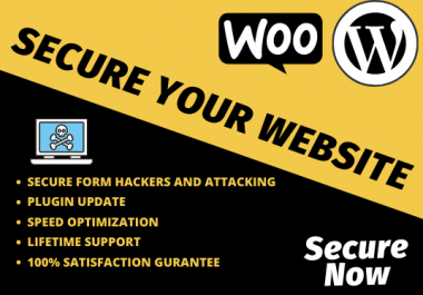 I Will Secure Your Website or Ecommerce store