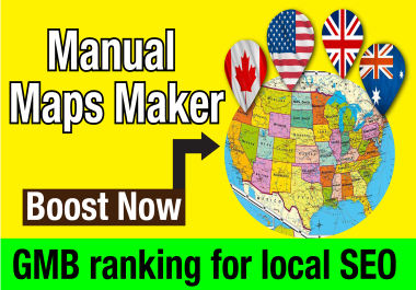 1200 Google Maps citation service manual with your Business Information promote by local SEO service