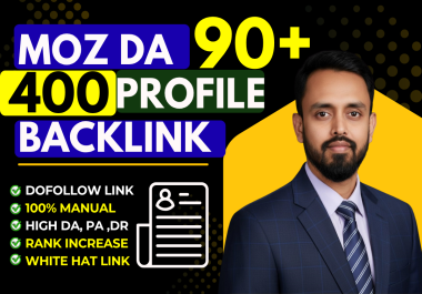 Boost Your Website 100 SEO with High DA PA Permanent Manual Profile Backlinks