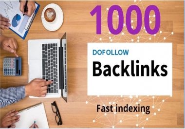 make 1000 white hat do follow backlinks with high index rate