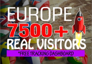 7500+ monthly Europe real organic visitors with AdSense safe and low bounce rate