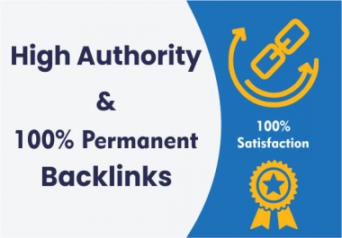 I'll make 100 high Dr 50 to 70 backlinks