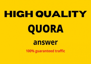 niche relevent traffic with 10 Quora answer