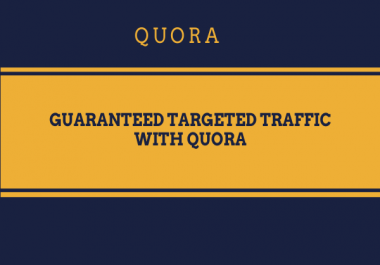 niche relevent traffic with 10 quora answers