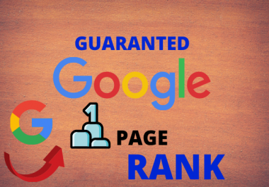 Boost Your Website for GOOGLE 1st Page Ranking with Guarantee