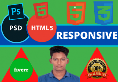 do PSD to HTML Convert Template in your Web page