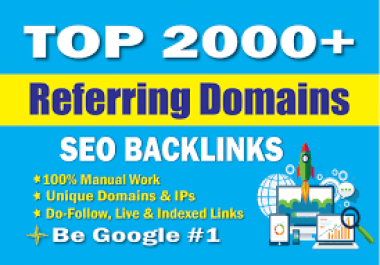 I will build 500 referring domain SEO backlinks for google ranking