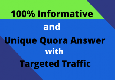 Promote Your Site with 10 manually Quora Answer