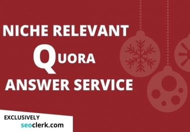 Provide 30 HQ Quora Answer with Site Link