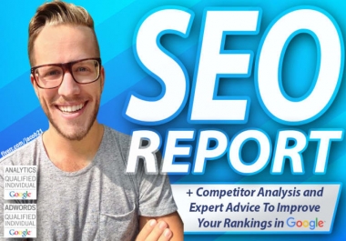I will deliver a premium SEO report 3 URL and action plan