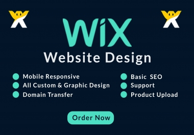I will design or redesign professional wix website