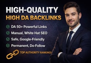 I will create 100 high quality high DA dofollow backlinks for off page seo