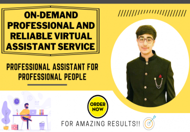 Professional Virtual Assistant to make your life easier.