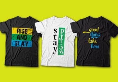 I will Do Professional creative typography t shirt design in 24 hours