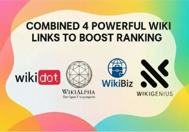 Combined 4 powerful wiki links to boost rankings