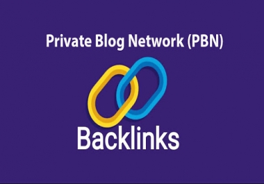 Build DA50+ High Quality 100 homepage PBN Backlinks to improve websit