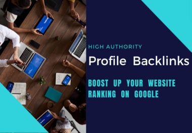 I will 80 SEO profile backlinks white hat manual links building