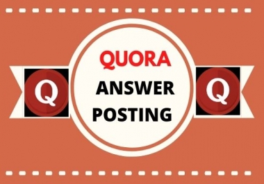 promote your website with high quality unique quora answers backlink