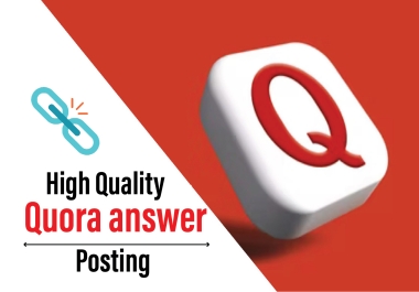 Promote website with 15 HQ Quora answer By Different Account