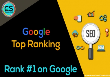 I will provide full SEO service to rank your website on google 1st page one keyword
