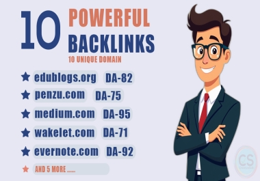 Skyrocket Ranking- Get Manual 10 High Authority SEO Backlinks High DA-PA Link Building