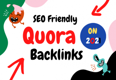 Get Organic Traffic On Your Website 30 QUORA Backlink in 2021 safe Method