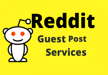 Guaranteed 3 Powerful Reddit Guest Post Backlink With Your Keywords & URL