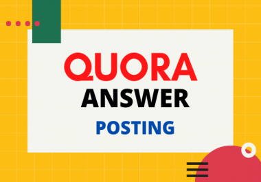 Promote your business or website 5 unique high quality Quora Answer