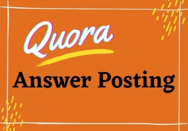 Promote Your Website with 3 Best Quality Manual Quora Answer