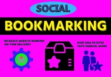 25 Social bookmarking High authority backlinks & improve your website ranking