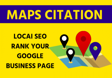 300 Google Maps Citation manually rank your website