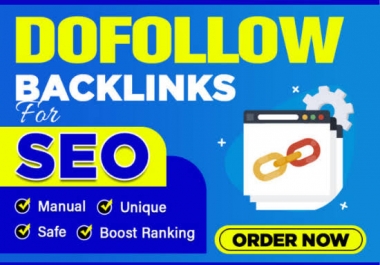 I will do create 75 manual dofollow backlinks with high DAPA