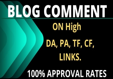 I Will do 100 High Quality blog comment backlinks