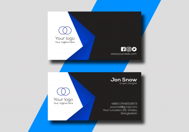 I will design any kind of professional business card for you