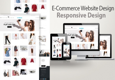 I will create ecommerce site for your e-commerce online store